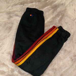 Black sweatpants, size 10 kids aviator nation